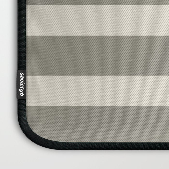 Neutral Maxi Stripes Laptop Sleeve Gallery Image 3