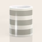 Neutral Maxi Stripes Coffee Mug Gallery Image 4