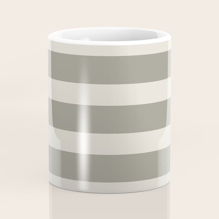 Neutral Maxi Stripes Coffee Mug Gallery Image 4