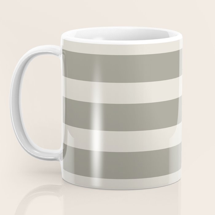 Neutral Maxi Stripes Coffee Mug Gallery Image 3