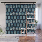 Chinese Tea {Blue Willow Dark} Wall Mural Gallery Image 1