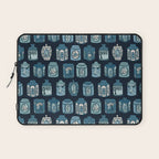 Chinese Tea {Blue Willow Dark} Laptop Sleeve Gallery Image 1