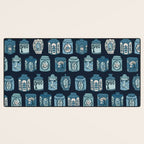 Chinese Tea {Blue Willow Dark} Desk Mat Gallery Image 3
