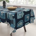 Chinese Tea {Blue Willow Dark} Tablecloth Gallery Image 3