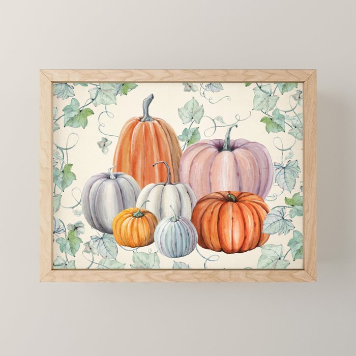 Pumpkin Patch Mini Art Print Gallery Image 1