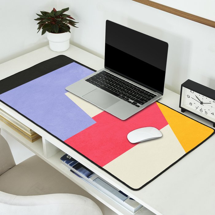 Geometric Shapes 14 Desk Mat Gallery Image 2