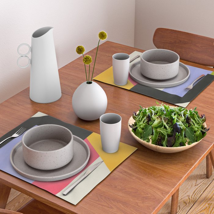 Geometric Shapes 14 Placemat Gallery Image 2
