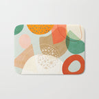 mid century modern abstract design III Bath Mat Gallery Image 1