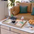 mid century modern abstract design III Serving Tray Gallery Image 2