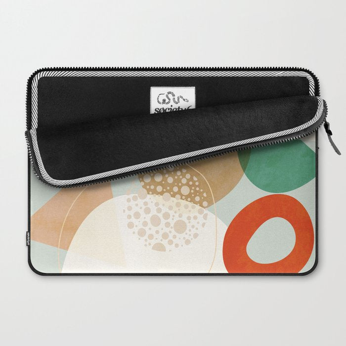 mid century modern abstract design III Laptop Sleeve Gallery Image 2