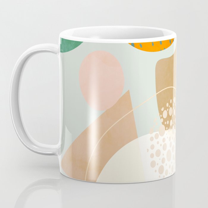 mid century modern abstract design III Coffee Mug Gallery Image 3