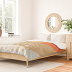 mid century modern abstract design III Duvet Cover Gallery Image 2