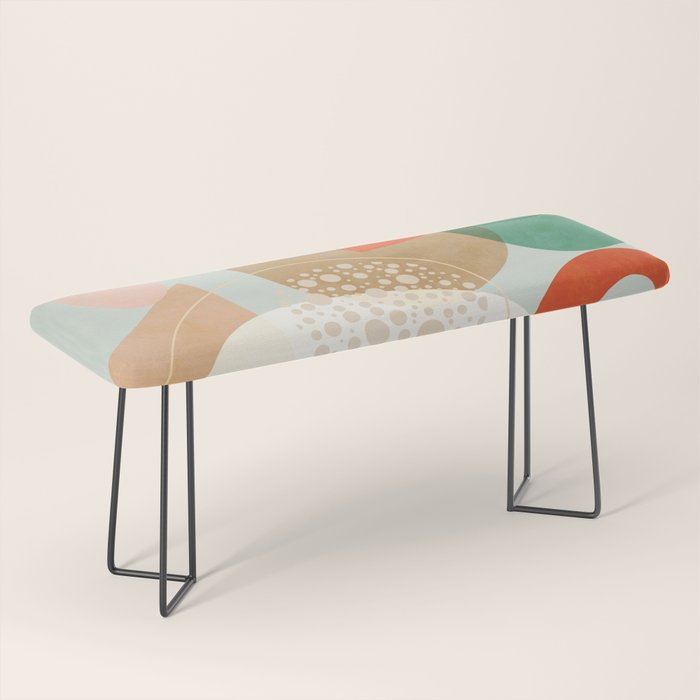 mid century modern abstract design III Bench Gallery Image 1