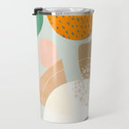 mid century modern abstract design III Travel Mug Gallery Image 3