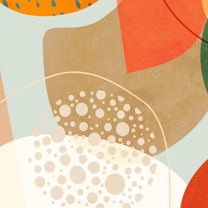 mid century modern abstract design III Coffee Mug Gallery Image 2