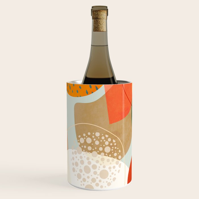 mid century modern abstract design III Wine Chiller Gallery Image 1
