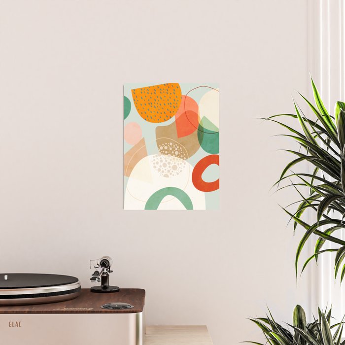 mid century modern abstract design III Poster Gallery Image 2