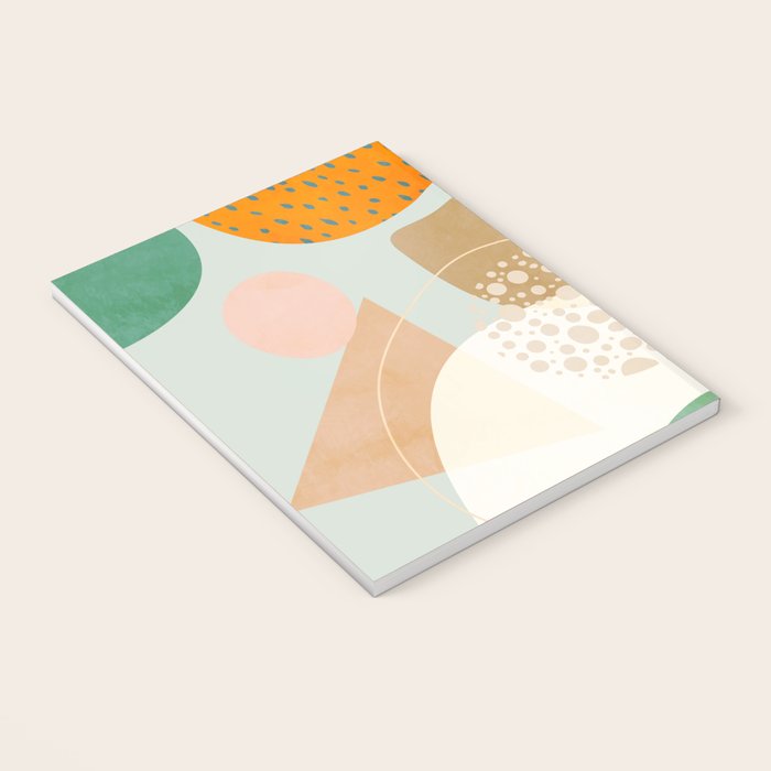 mid century modern abstract design III Notebook Gallery Image 3