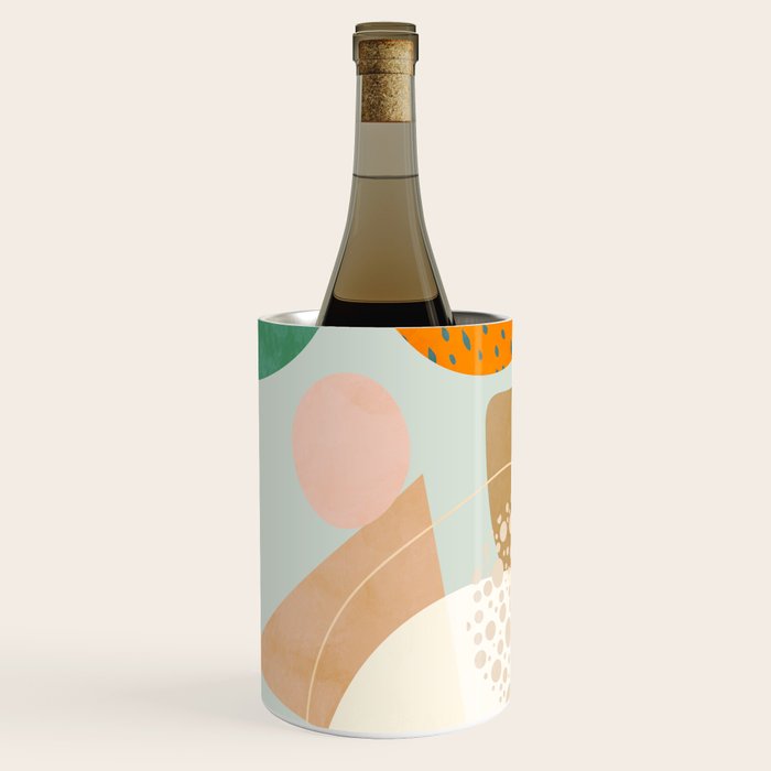 mid century modern abstract design III Wine Chiller Gallery Image 2