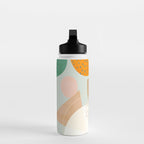 mid century modern abstract design III Water Bottle Gallery Image 3