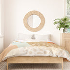 mid century modern abstract design III Duvet Cover Gallery Image 3