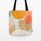 mid century modern abstract design III Tote Bag Gallery Image 1