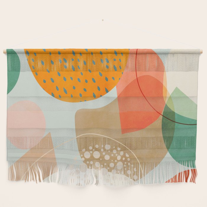 mid century modern abstract design III Wall Hanging Gallery Image 1