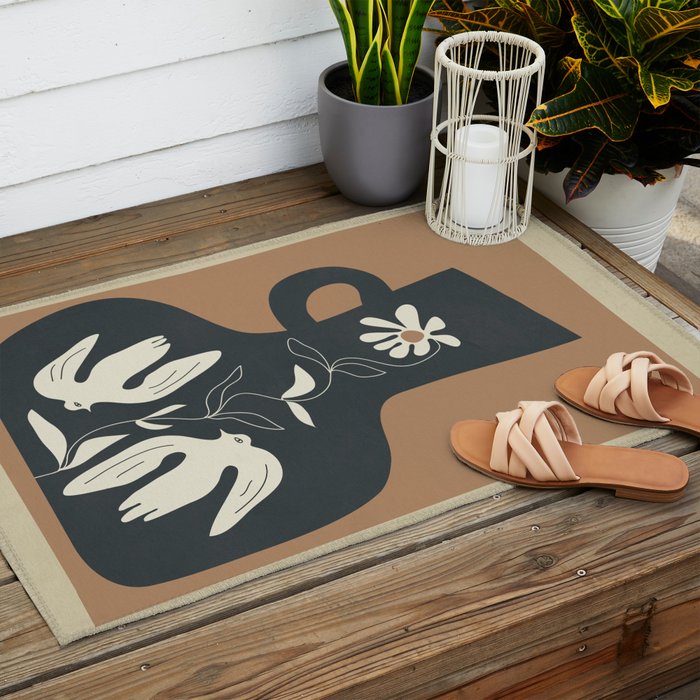 Harmony in Bloom 1 Outdoor Rug Gallery Image 2