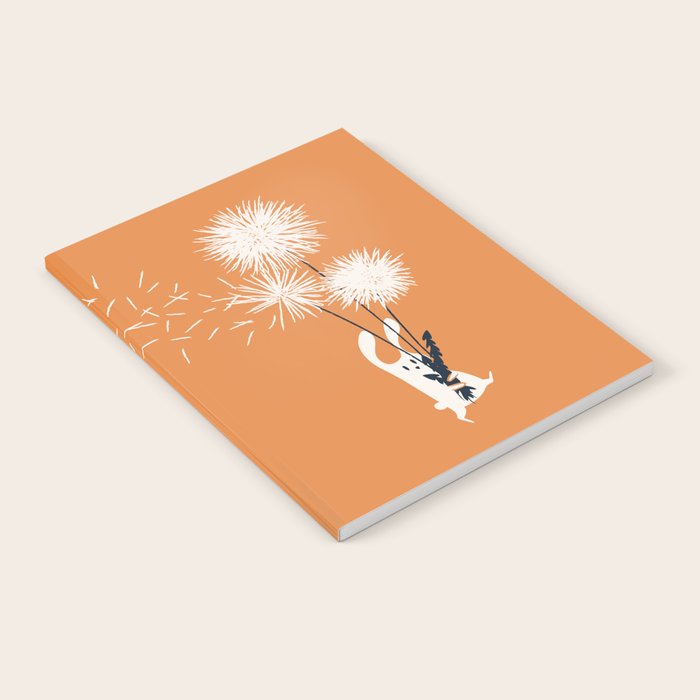 Bunny and Dandelion Bouquet Notebook Gallery Image 2