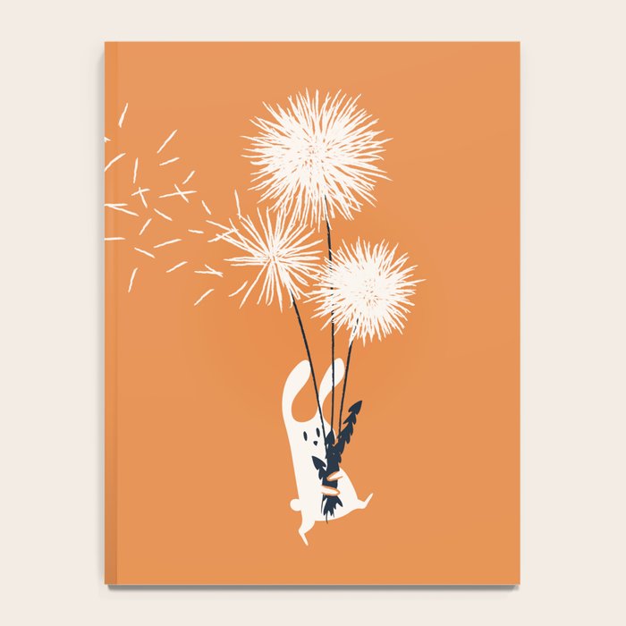 Bunny and Dandelion Bouquet Notebook Gallery Image 4