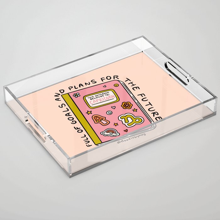 Capricorn Notebook Acrylic Tray Gallery Image 1