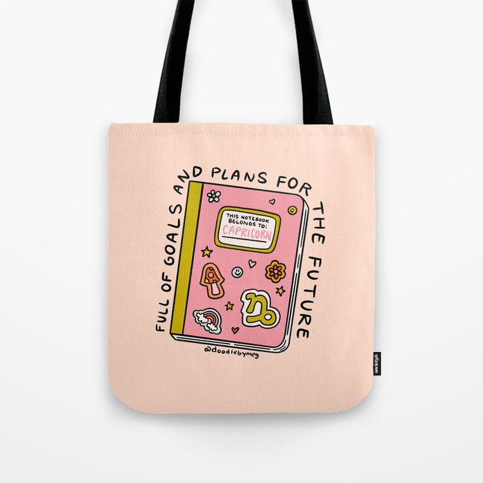 Capricorn Notebook Tote Bag Gallery Image 1
