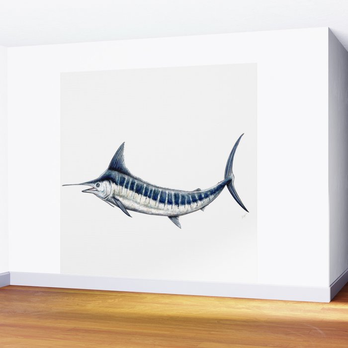 Blue Marlin (Makaira nigricans) Wall Mural Gallery Image 2
