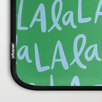 Fa La La . Bold green and winter blue  Laptop Sleeve Gallery Image 3
