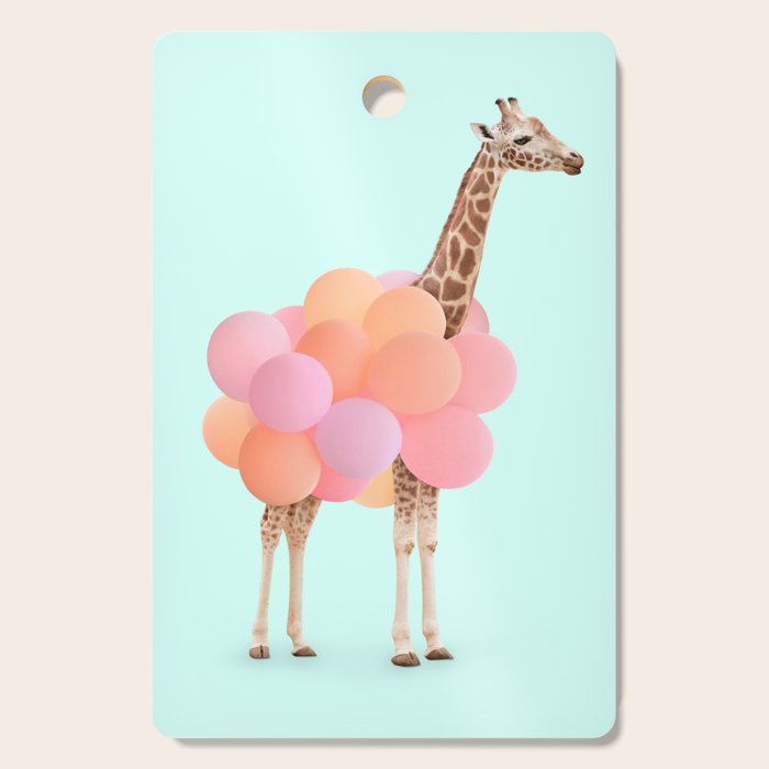 GIRAFFE PARTY Cutting Board Gallery Image 1