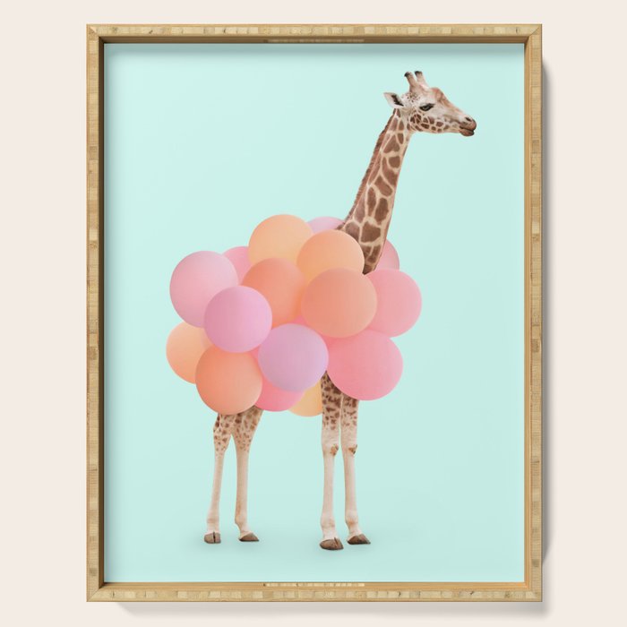 GIRAFFE PARTY Serving Tray Gallery Image 1
