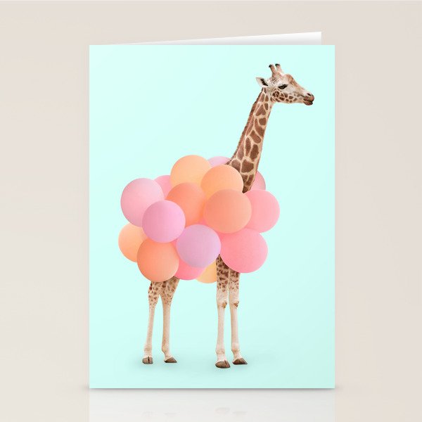 GIRAFFE PARTY Stationery Card Gallery Image 2