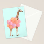 GIRAFFE PARTY Stationery Card Gallery Image 2