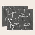 Abstract line art 12-2 Placemat Gallery Image 1