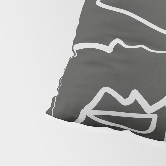 Abstract line art 12-2 Pillow Sham Gallery Image 4