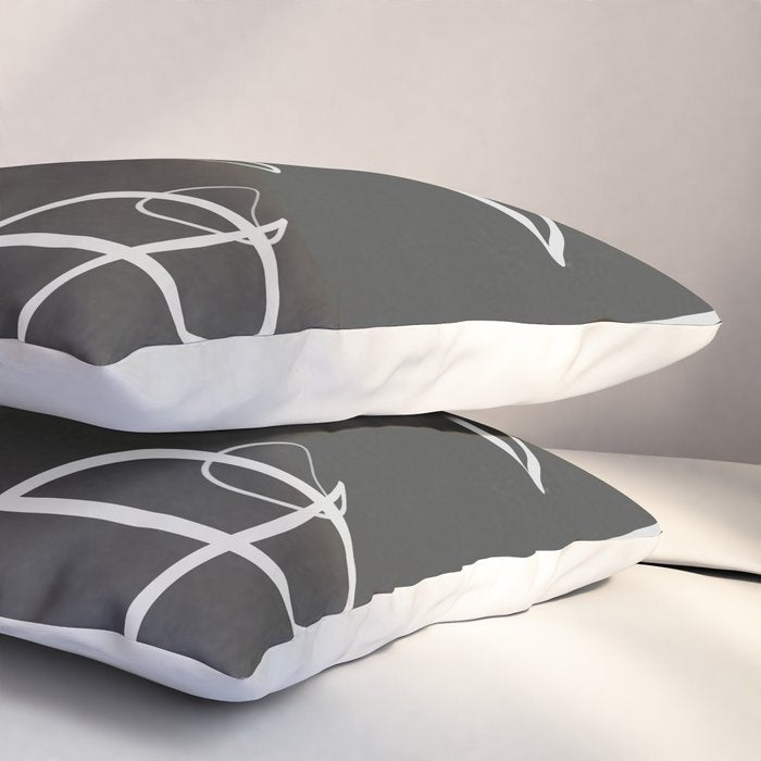 Abstract line art 12-2 Pillow Sham Gallery Image 3