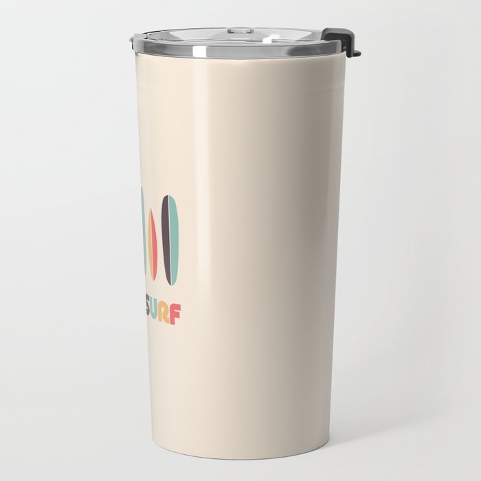 Sun & Surf Surfboards - Retro Rainbow Travel Mug Gallery Image 2