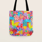 Cute Cats Hide and Seek Tote Bag Gallery Image 1