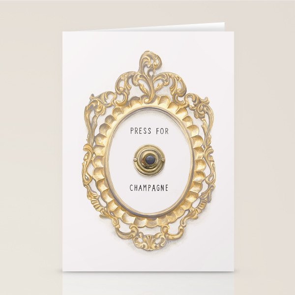 Press For Champagne Stationery Card Gallery Image 2