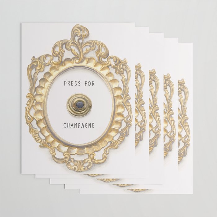 Press For Champagne Wrapping Paper Gallery Image 3