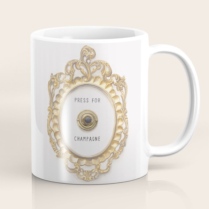 Press For Champagne Coffee Mug Gallery Image 1