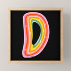 Rainbow D Mini Art Print Gallery Image 1
