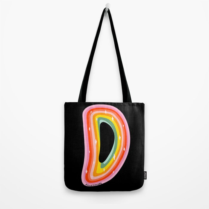 Rainbow D Tote Bag Gallery Image 2