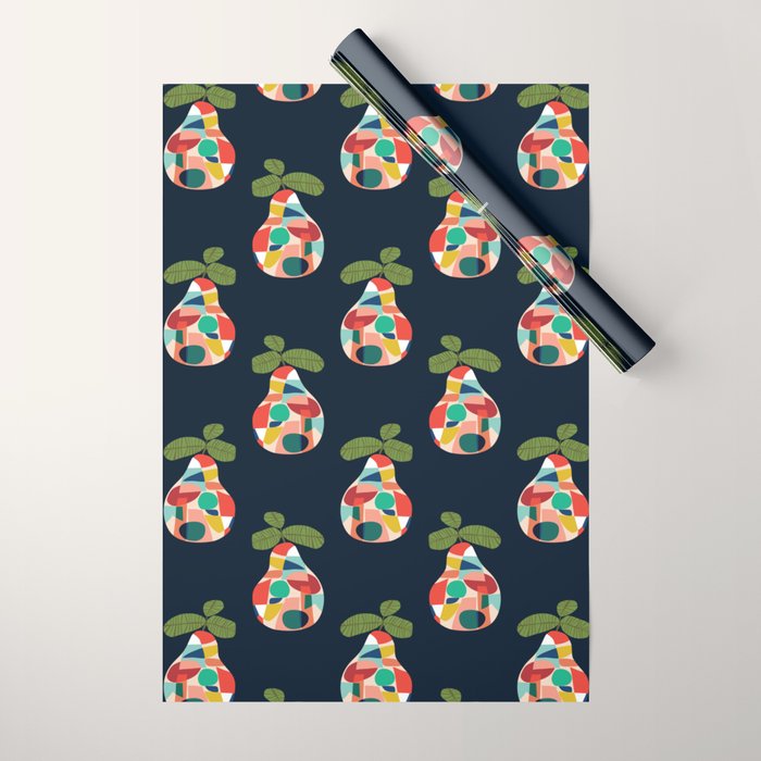 Fresh Pear Wrapping Paper Gallery Image 1