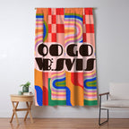 Good Vibes 4 Window Curtain Gallery Image 5